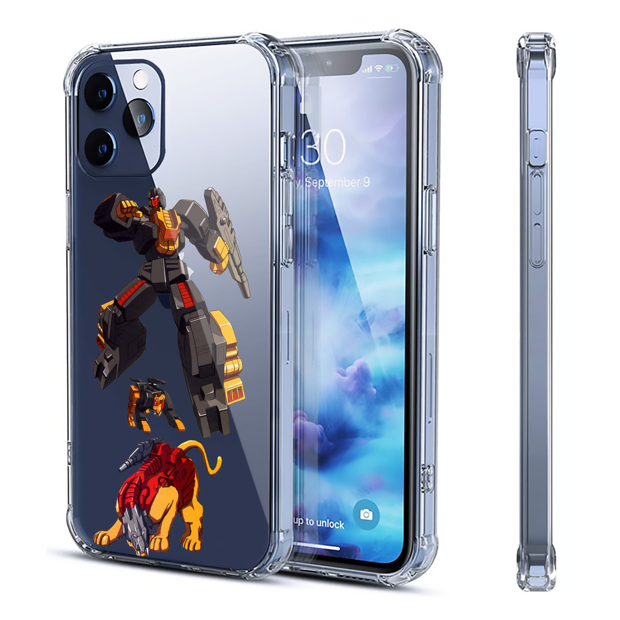 （画像用）  【iPhone 12シリーズ対応】透明スマホケース（クリアソフトケース）
